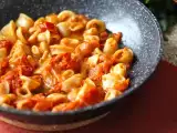 Receta Salsa de calamares con tomate cherry y vino blanco: ideal para pasta