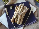 Receta Grisines caseros con hierbas aromáticas con freidora de aire