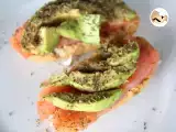 Receta Bruschetta de salmón y aguacate