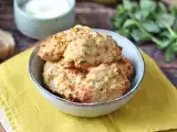 Receta Bocaditos de pan de molde con parmesano, albahaca y ralladura de limón en freidora de aire