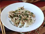 Receta Pollo chino al vapor con jengibre y cebolleta, tierno y jugoso