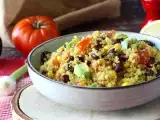 Receta Ensalada proteica de quinoa con alubias rojas y maíz dulce