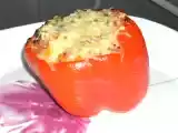 Receta Pimientos rojos rellenos de verdura