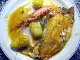 Receta Lubinas en all i pebre