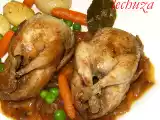 Receta Codornices encebolladas