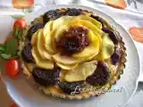 Receta Tarta de manzana, morcilla y cebolla