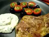 Receta Secreto ibérico con crema de anacardos y petit suisse