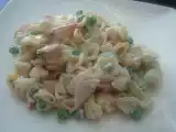 Receta Pasta con guisantes y bacon