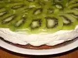 Receta Tarta con kiwis y crema de ricotta