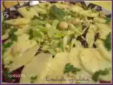 Receta Ensalada crujiente de repollo y lombarda con vinagreta de avellanas