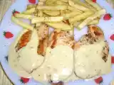 Receta Pechugas de pollo con salsa de queso