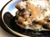 Receta Pollo a la crema con estragón y setas