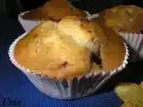 Receta Muffins con mermelada de arándanos.