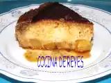 Receta Pudin de frutas con flan