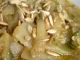 Receta Pencas de acelgas con salsa de almendras y pipas