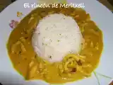 Receta Pechuga de pollo con salsa de coco y curry