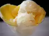 Receta Helado de nata con sorbete de piña