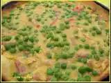 Receta Quiché de guisantes