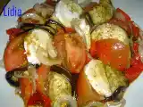 Receta Ensalada de verduras asadas con queso de cabra