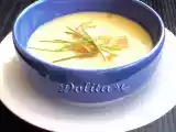 Receta Crema de calabacín con salmón