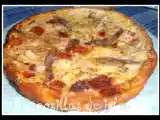 Receta Quiche con tomates cherrys, queso de cabra y anchoas