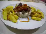 Receta Lomo saltado (4 porciones)