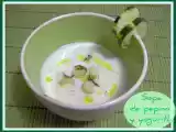 Receta Sopa de pepino con toque de queso