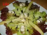 Receta Ensalada de rape y esparragos a la vinagreta