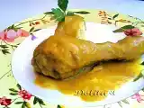 Receta Pollo en salsa de curry y zanahoria