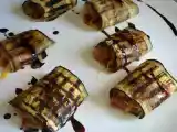 Receta Rollitos de berenjena y jamón