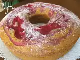 Receta Bizcocho con licuado de fresas