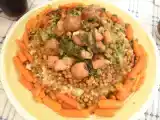 Receta Ensalada de lentejas, arroz, , , , y, , , , algo mas