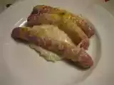 Receta Salchichas con puré al horno