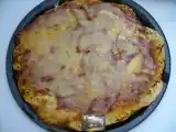 Receta Pizza de jamón york y queso