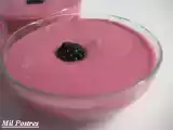 Receta Crema de moras, yogur y queso crema