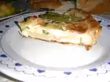 Receta Quiche de gambas y patata.