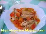 Receta Ensalada de caballa con tomate