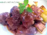 Receta Costillas con salsa barbacoa al bourbon