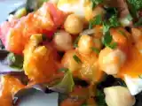 Receta Ensalada fría de garbanzos