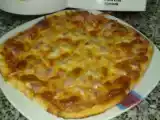 Receta Pizzas de una verduras, una jamon de pavo, una huevo