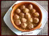 Receta Albóndigas con tomate al vino tinto