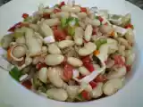 Receta Ensalada de alubias blancas