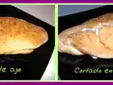 Receta Pan de ajo tipo calzone