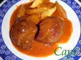 Receta Carrilleras de cerdo en salsa.