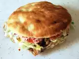 Receta Sándwich de pan pita al estilo griego (gyros pita)