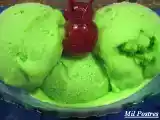 Receta Helado de manzana verde