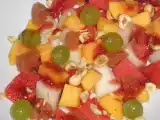 Receta Ensalada de frutas con membrillo de manzana