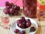 Receta Uvas al ron