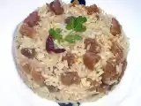 Receta Basmati al ajillo con brotes de soja y alga cochayuyo
