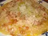 Receta Risotto con salsiccia (risotto con salchicha)